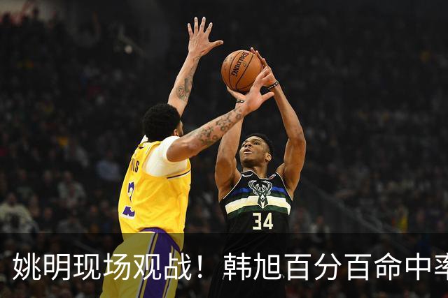 姚明现场观战！韩旭百分百命中率 盖帽得分盘活自由人内线